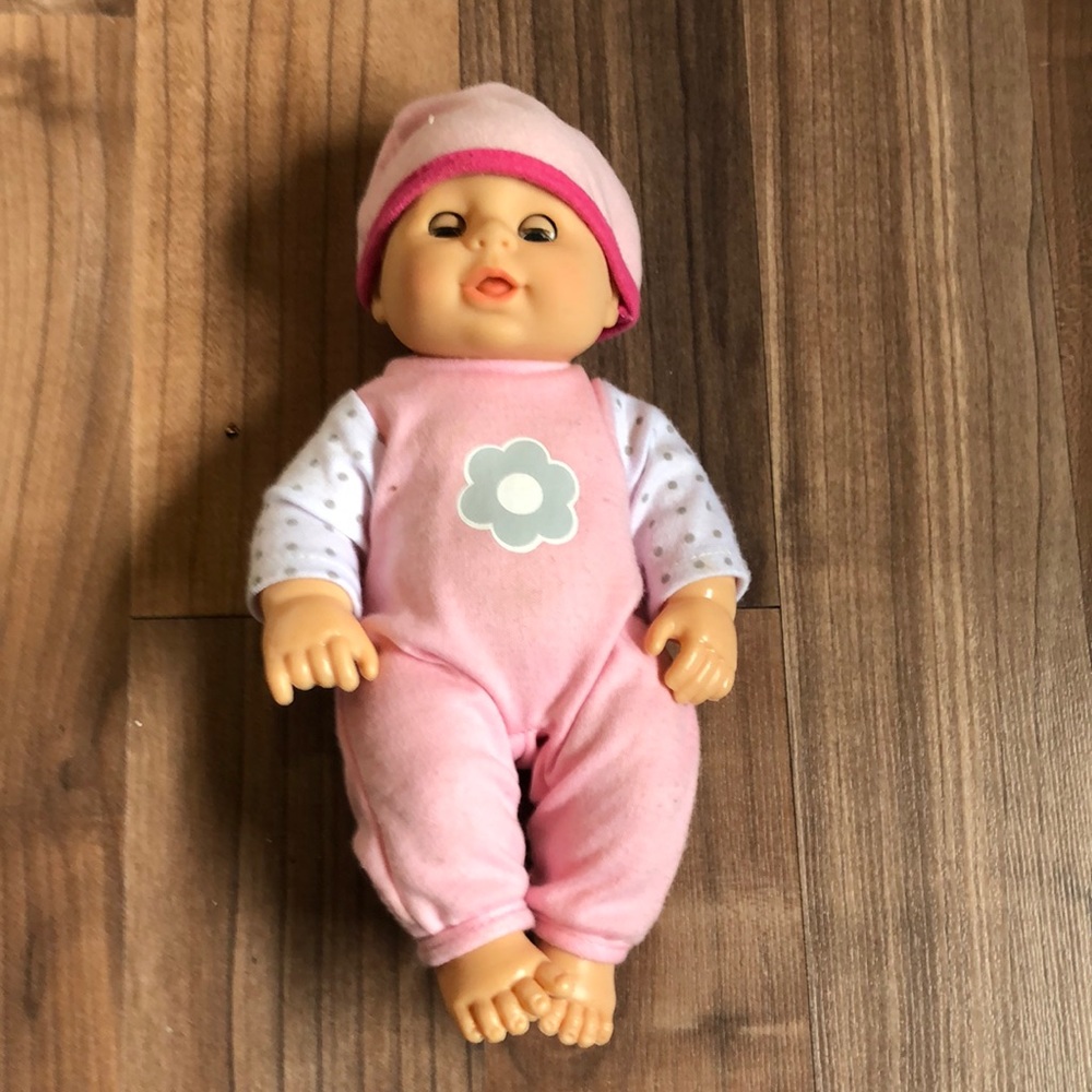 Little plastic baby doll